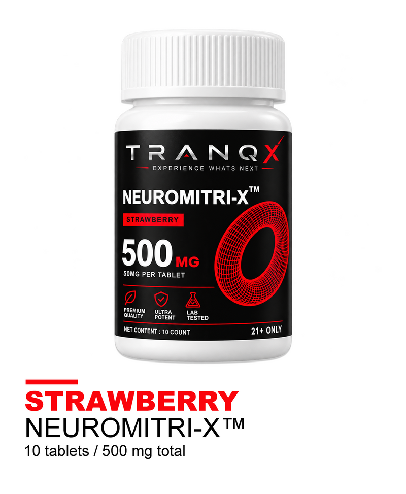 Strawberry NEUROMITRI-X™ Tablets | TRANQX