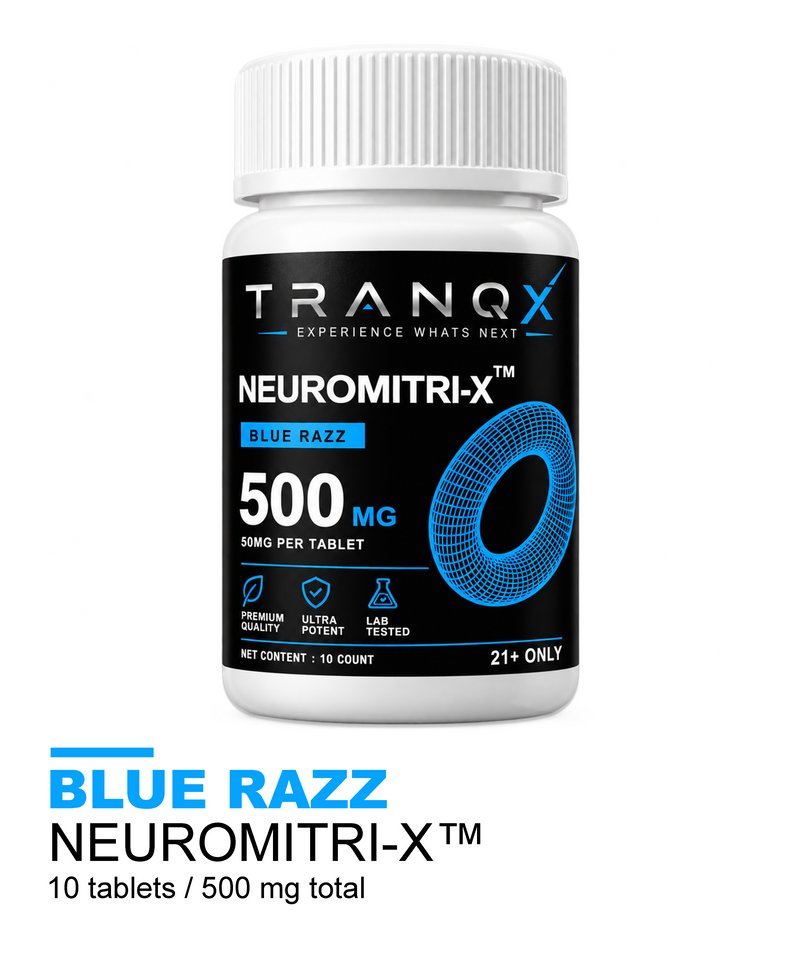 Blue Razz NEUROMITRI-X™ Tablets | TRANQX