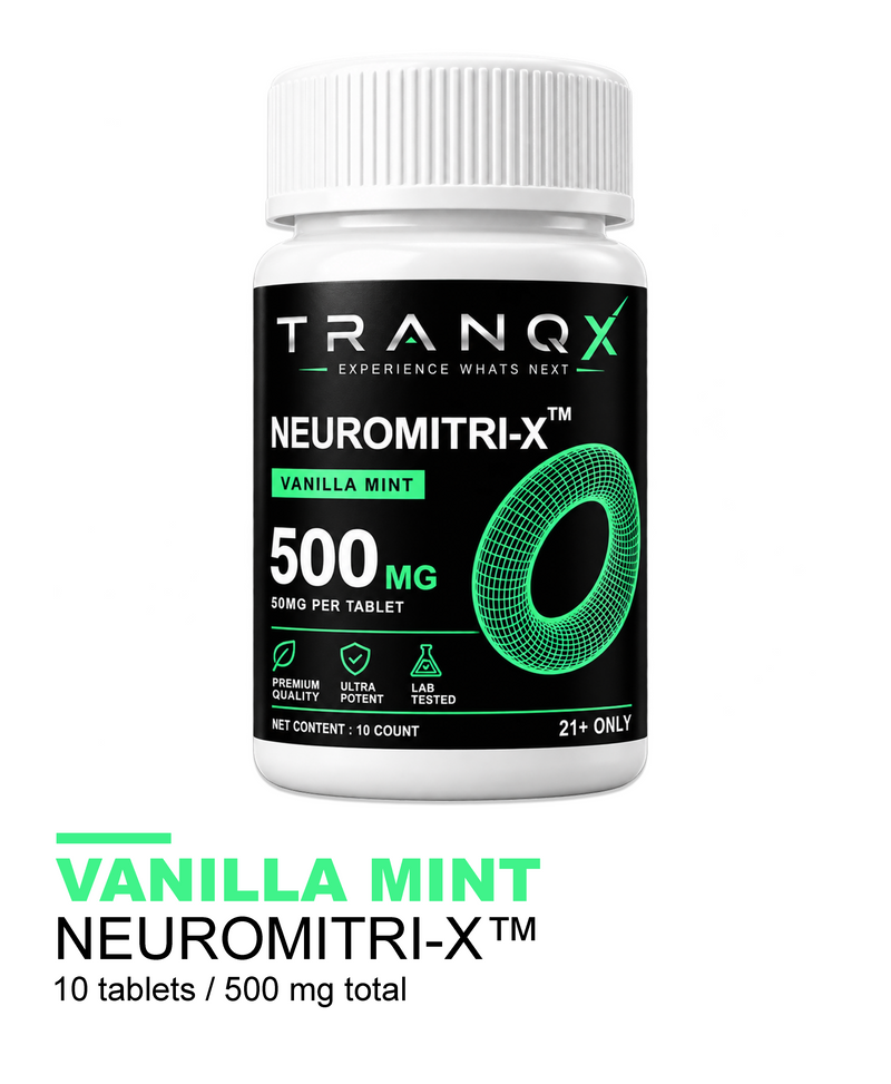 Vanilla Mint NEUROMITRI-X™ Tablets | TRANQX